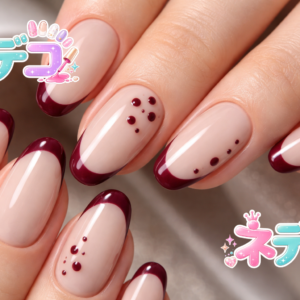 高級感あふれるシンプルフレンチネイルで華やかな指先に