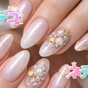 華やかさの極み！ピンクとホワイトのゴージャスネイル